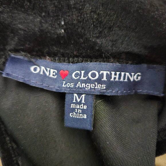 One Clothing Long Maxi A-Line Dress Medium Black Velvet Sleeveless Keyhole Back - Picture 9 of 11